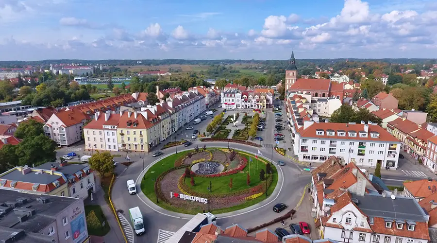 Miasto Biskupiec, zwany również Biskupcem Reszelskim